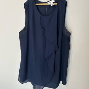 Navy Sleevless Blouse - Philip Lim for Target